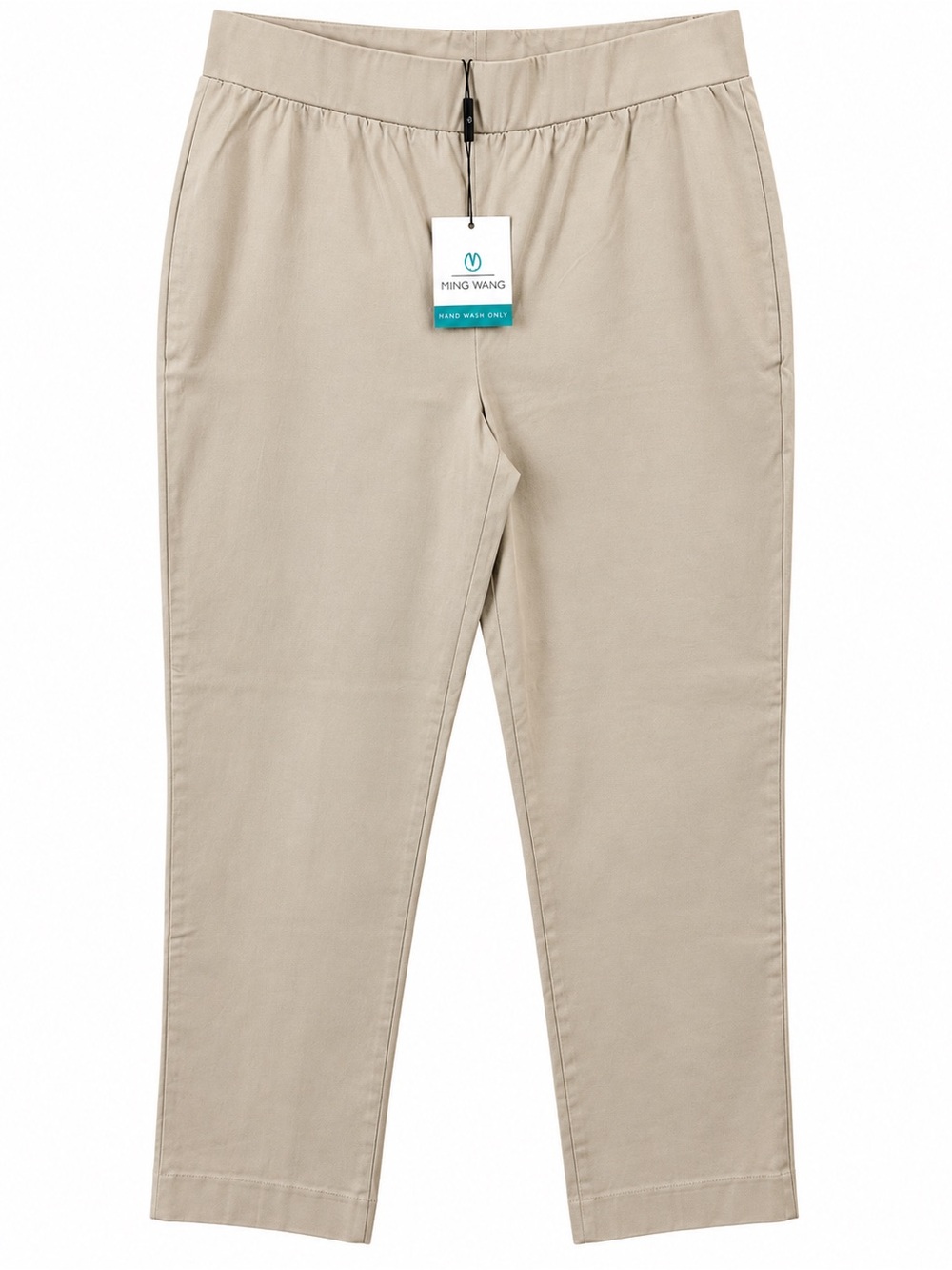 Ming Wang Women’s Medium Beige/Taupe Pull-On Pants NWT